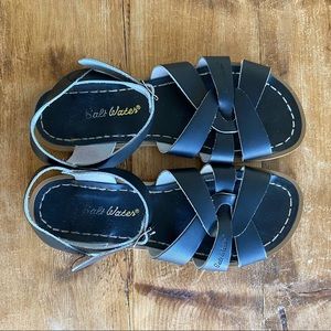Black Salt Water sandals